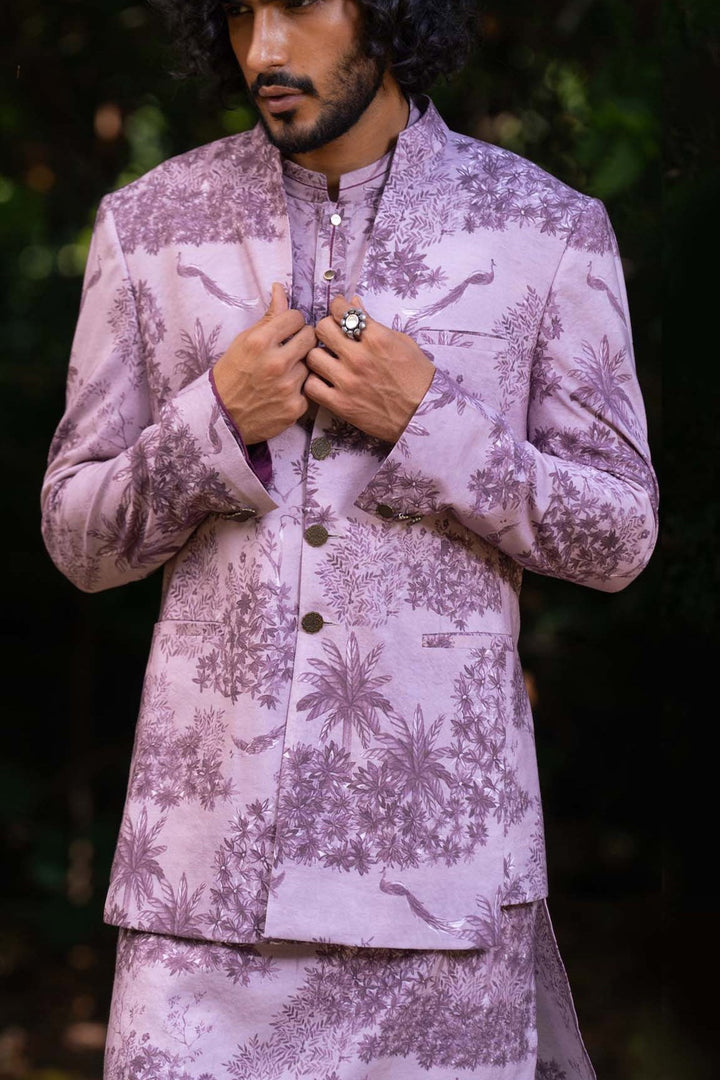 Jammun Vann Bandhgala Set