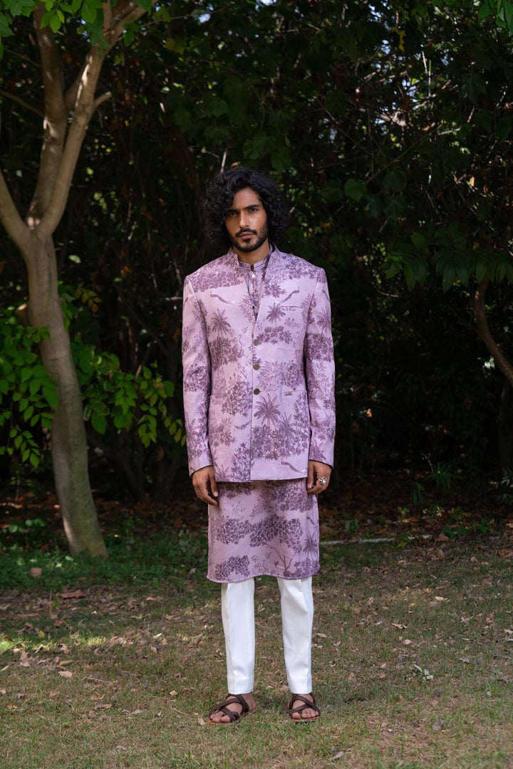 Jammun Vann Bandhgala Set