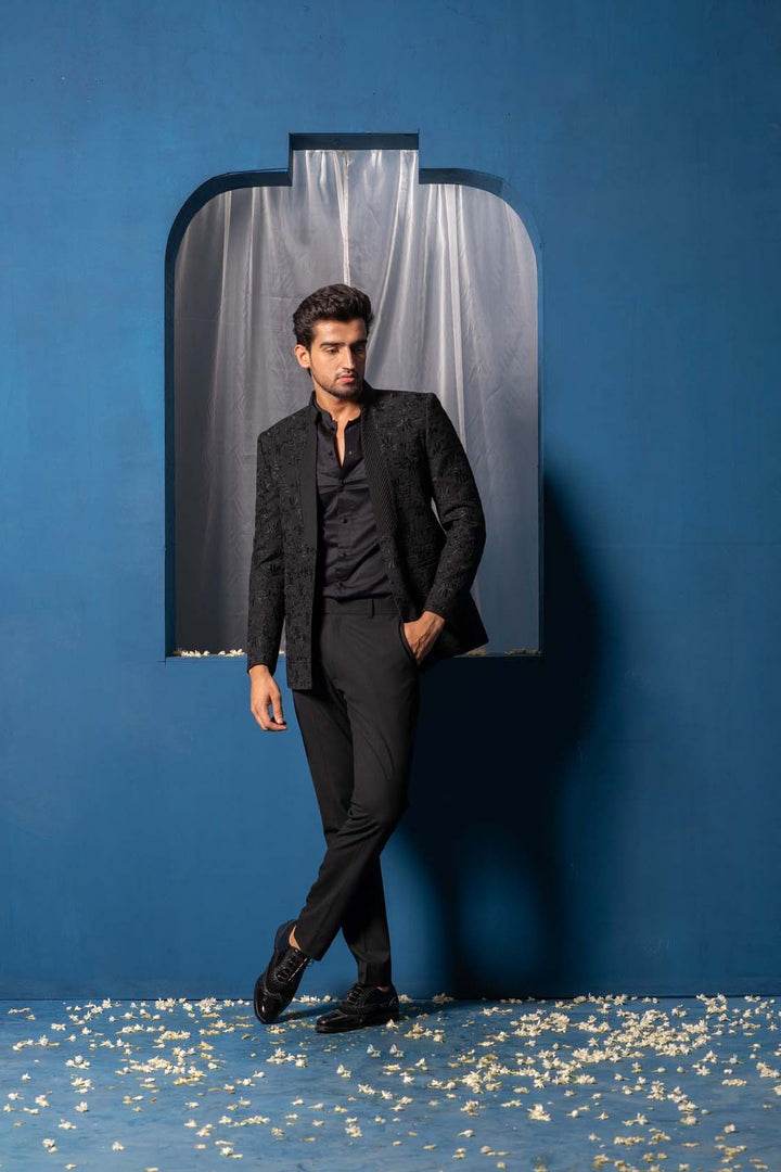 Night Lotus Bandhgala