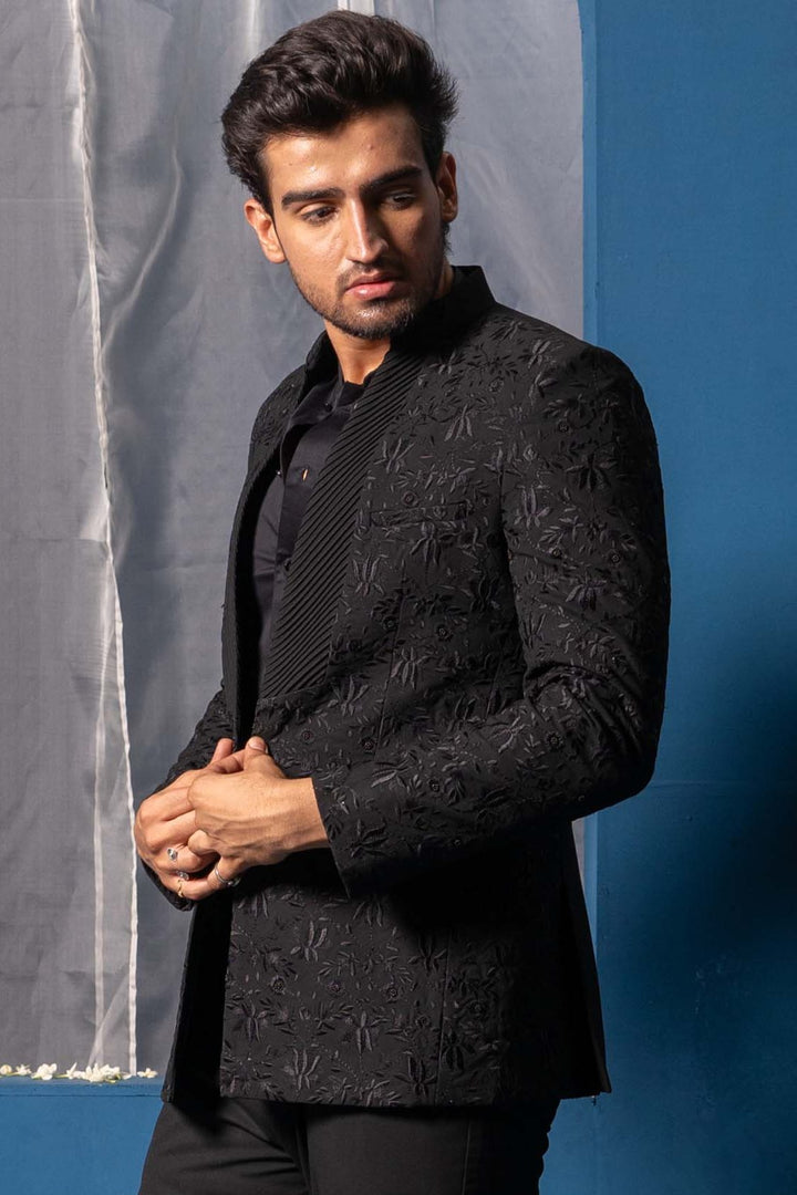 Night Lotus Bandhgala