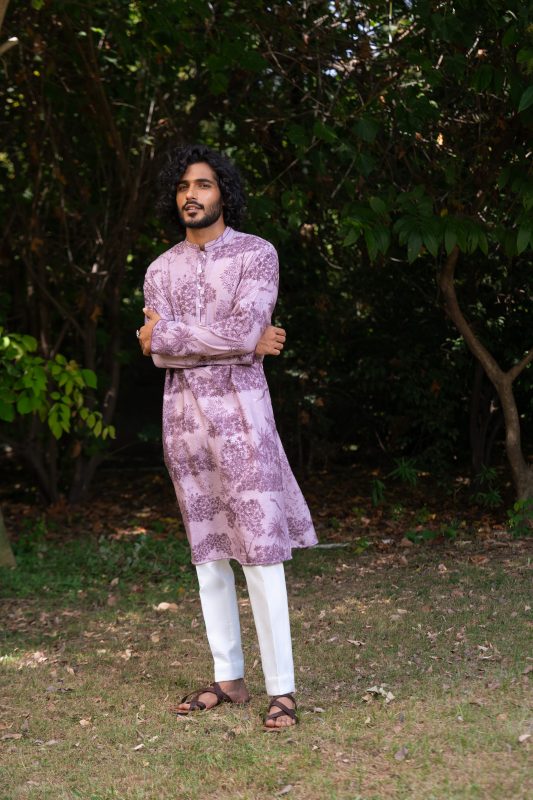 Shop Jamun Vann Set | Ethnic Kurtas for Men | houseofayushjain | Ayush Jain