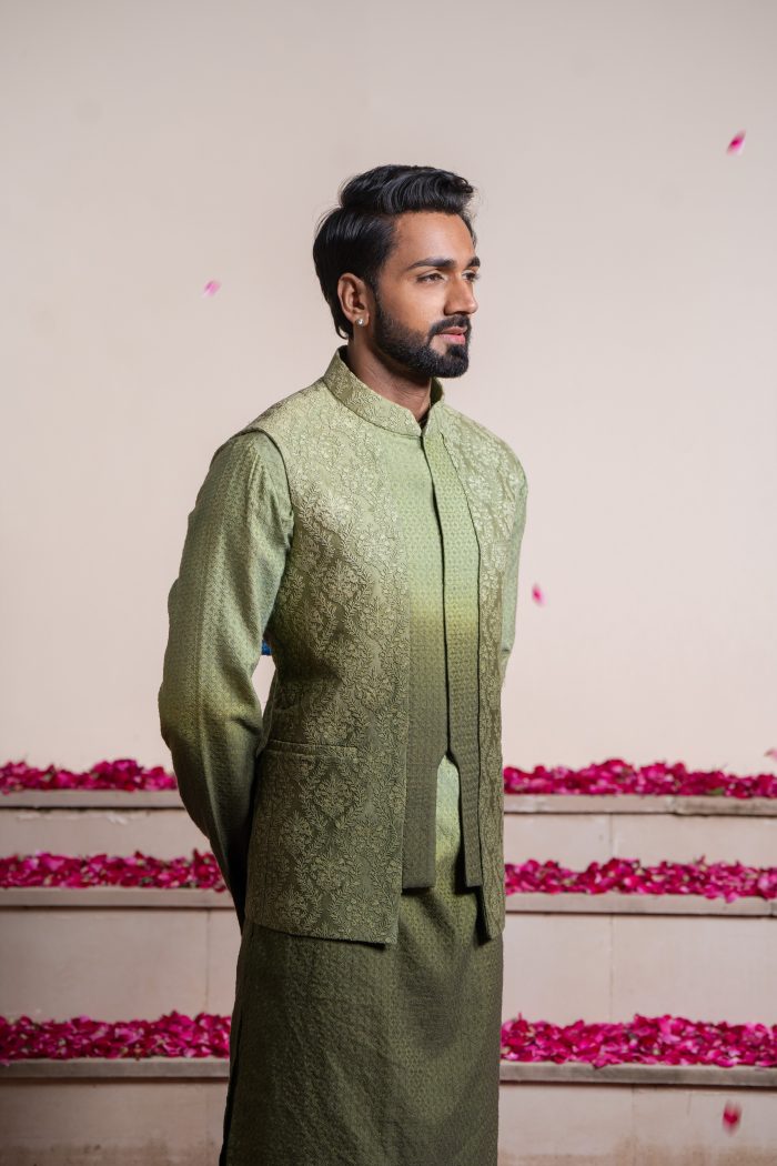 Shop Green Bandi Set | Mehendi Vibes | Bandi | houseofayushjain | Ayush Jain