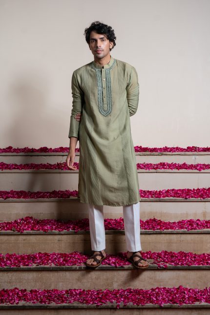 Shop Glass Garden | Kurtas for Men | houseofayushjain | Ayush Jain