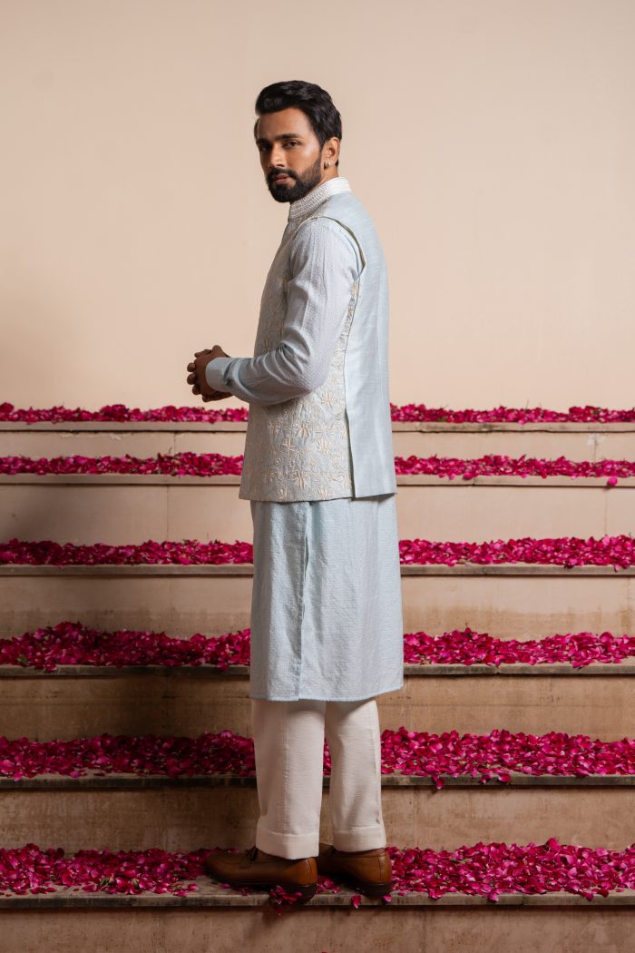 Shop Bhrama Kamal | Embroidery | Bandi Set | houseofayushjain | Ayush Jain