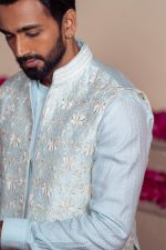 Shop Bhrama Kamal | Embroidery | Bandi Set | houseofayushjain | Ayush Jain