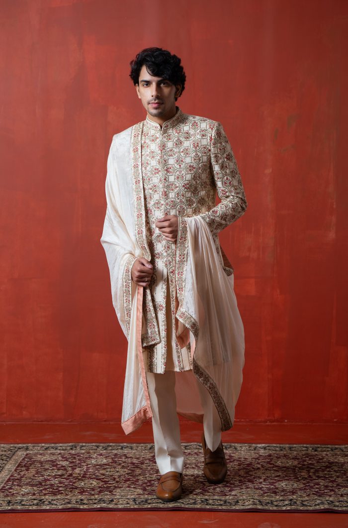 Buy Elegant Sherwani in Delhi | Mirzya | houseofayushjain | Ayush Jain