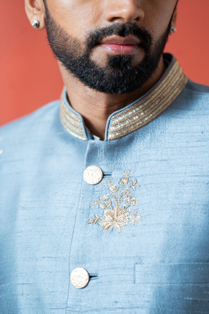 Buy Embroidered Sherwani | Neel | Wedding Sherwani | Ayush Jain | houseofayushjain