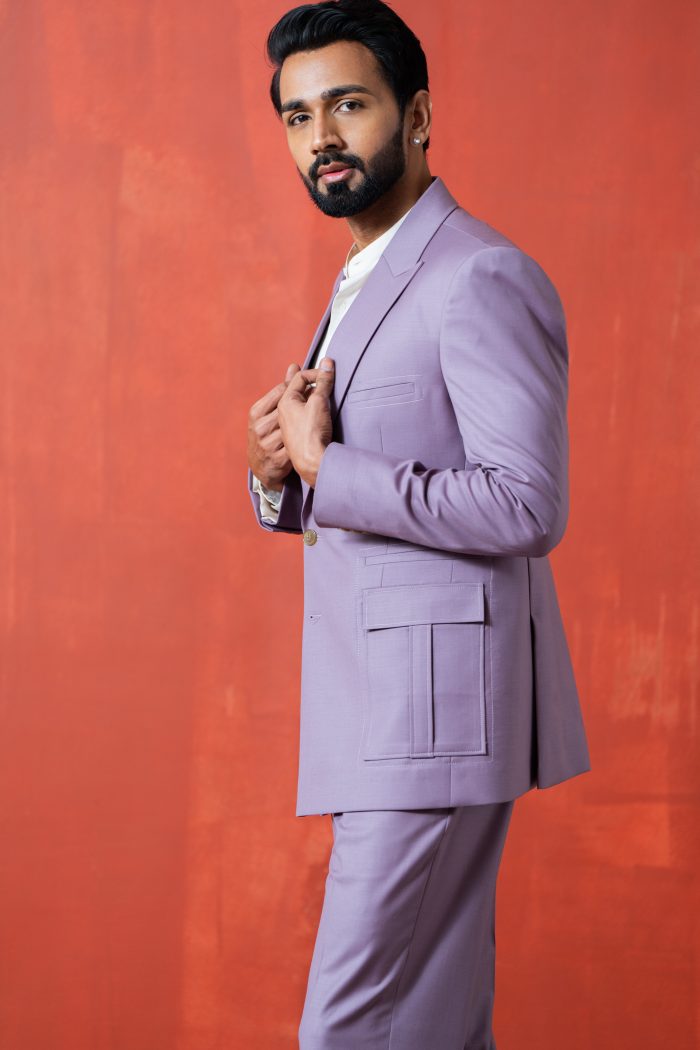 Buy Lavender Suit For Men | Lavender Mist | houseofayushjain | Ayush Jain