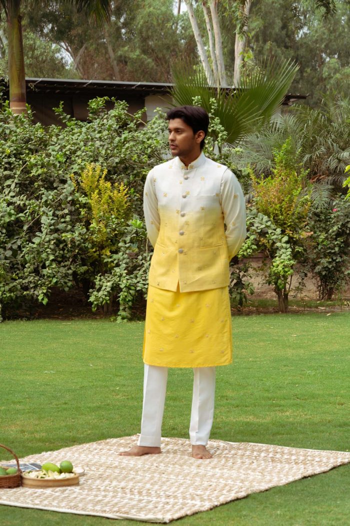 Shop Chuski Bandi Set | Ombre Yellow Bandi | houseofayushjain