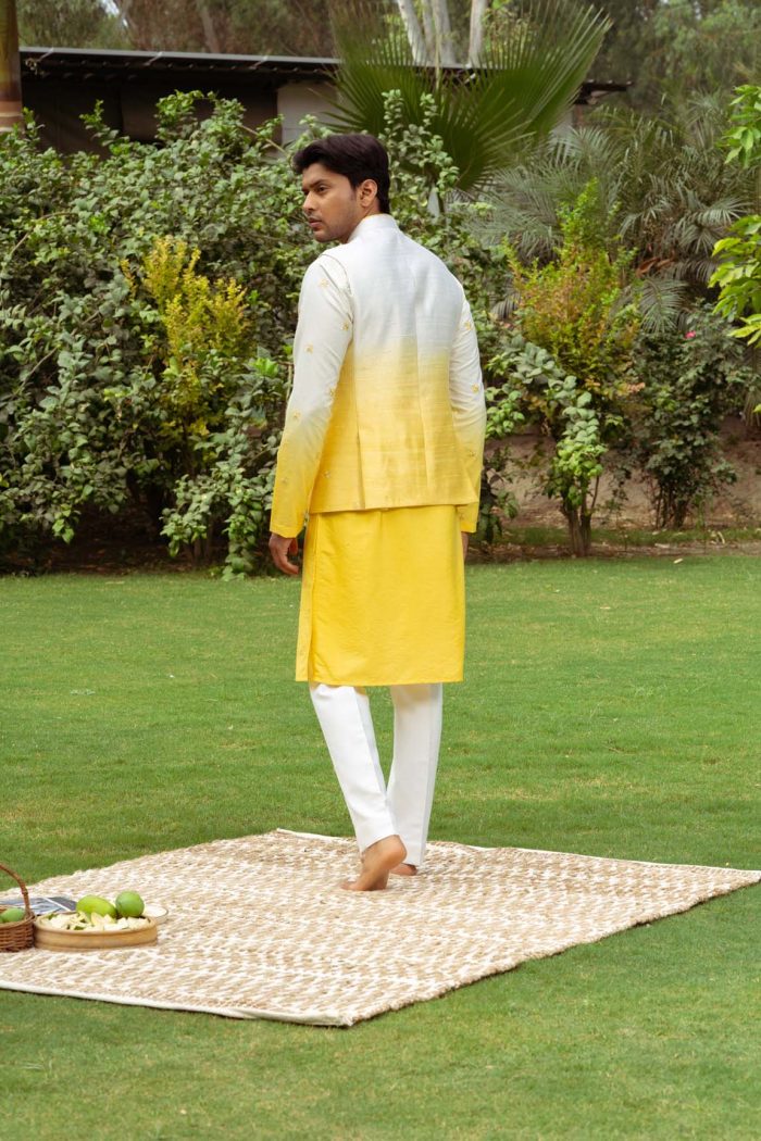 Shop Chuski Bandi Set | Ombre Yellow Bandi | houseofayushjain