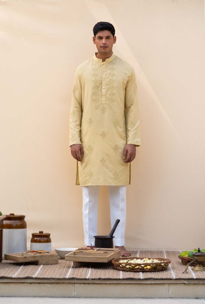 Shop Green Bandi | Palash Bandi Set | houseofayushjain