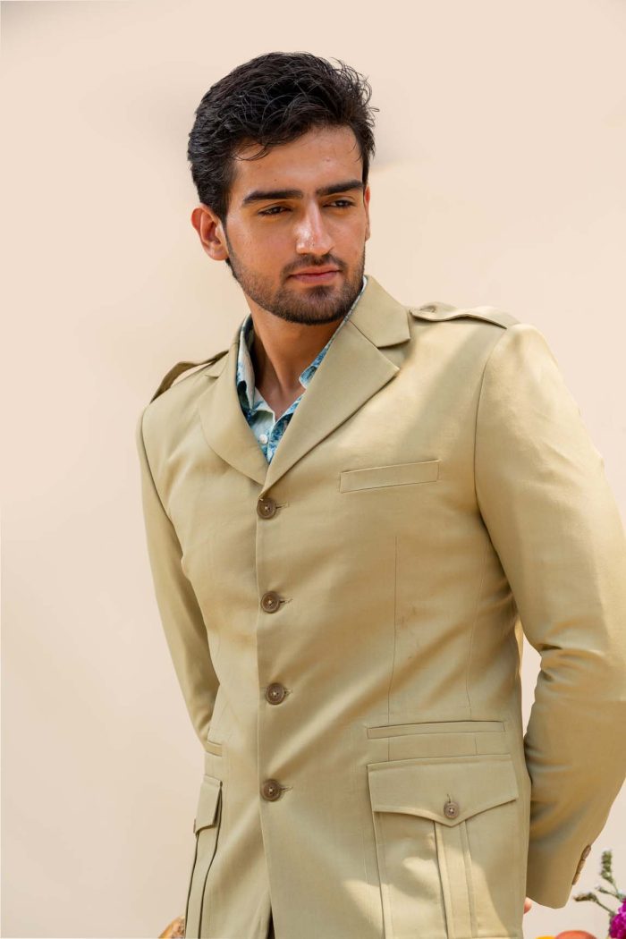 Green Safari Suit | Shop Stylish Suits In Delhi | houseofayushjain