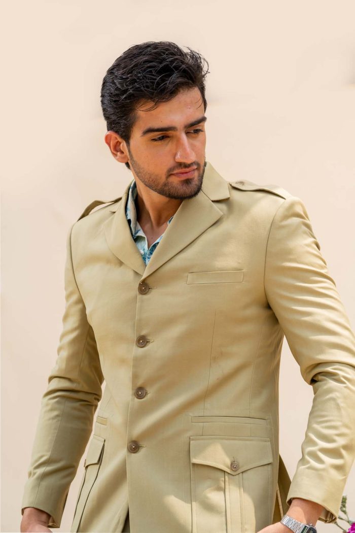 Green Safari Suit | Shop Stylish Suits In Delhi | houseofayushjain