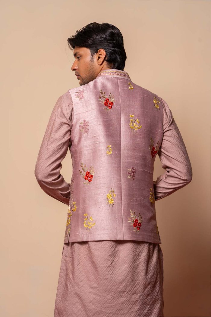 Shop Dull Pink Bandi | Aam Bagh Bandi | houseofayushjain