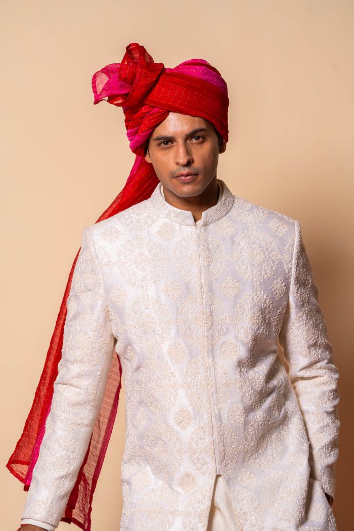 Roshan-Daan Sherwani | Wedding Sherwani | houseofayushjain